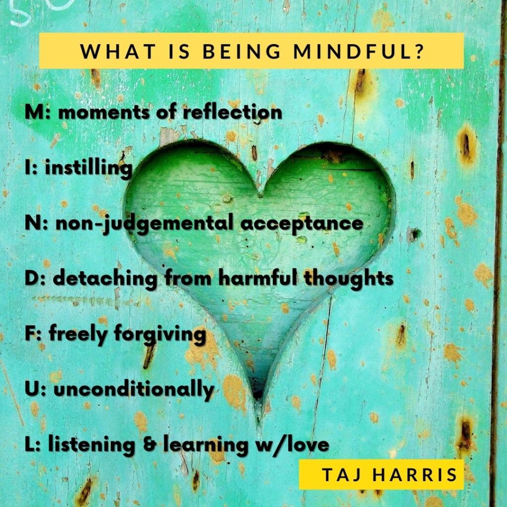 Being Mindful TajHarris being-mindful-tajharris